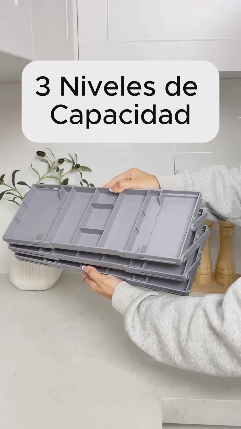 Estación de Organización Plegable "SmartBox" 3 Niveles | Edición Premium